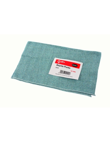 BAYETA PUNTO QALITA 35 X 45 CM. GRIS